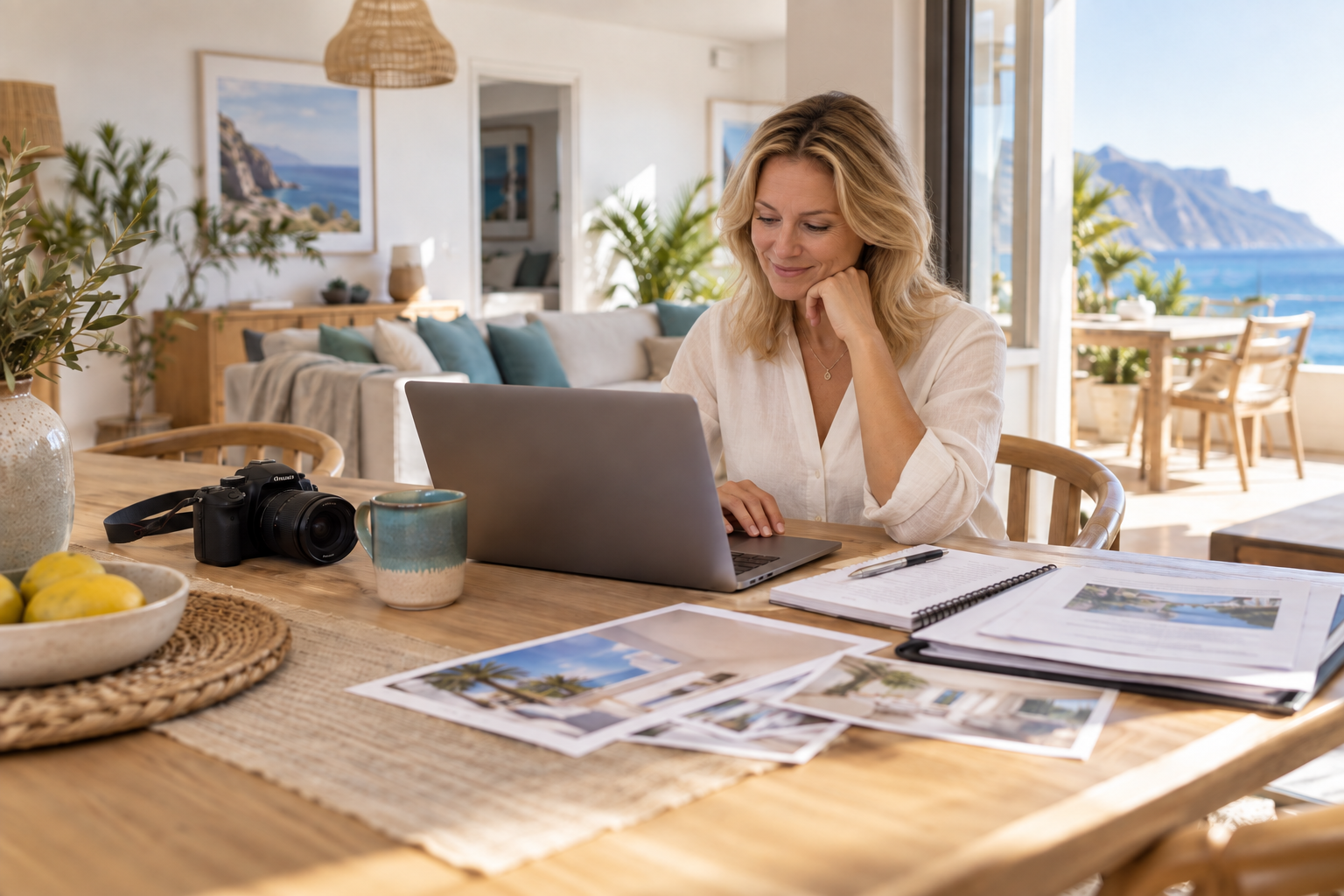 Property owner preparing a verified property listing
